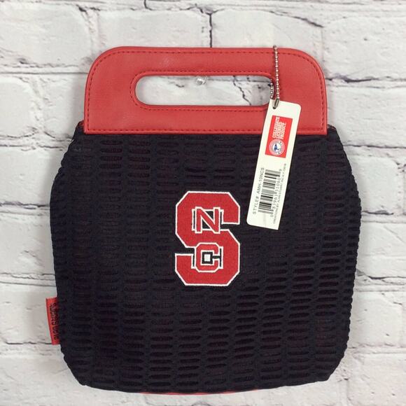 Alan Stuart New York NCAA NC State Wolfpack Mesh Handbag Gameday School Spirit - Picture 5 of 8